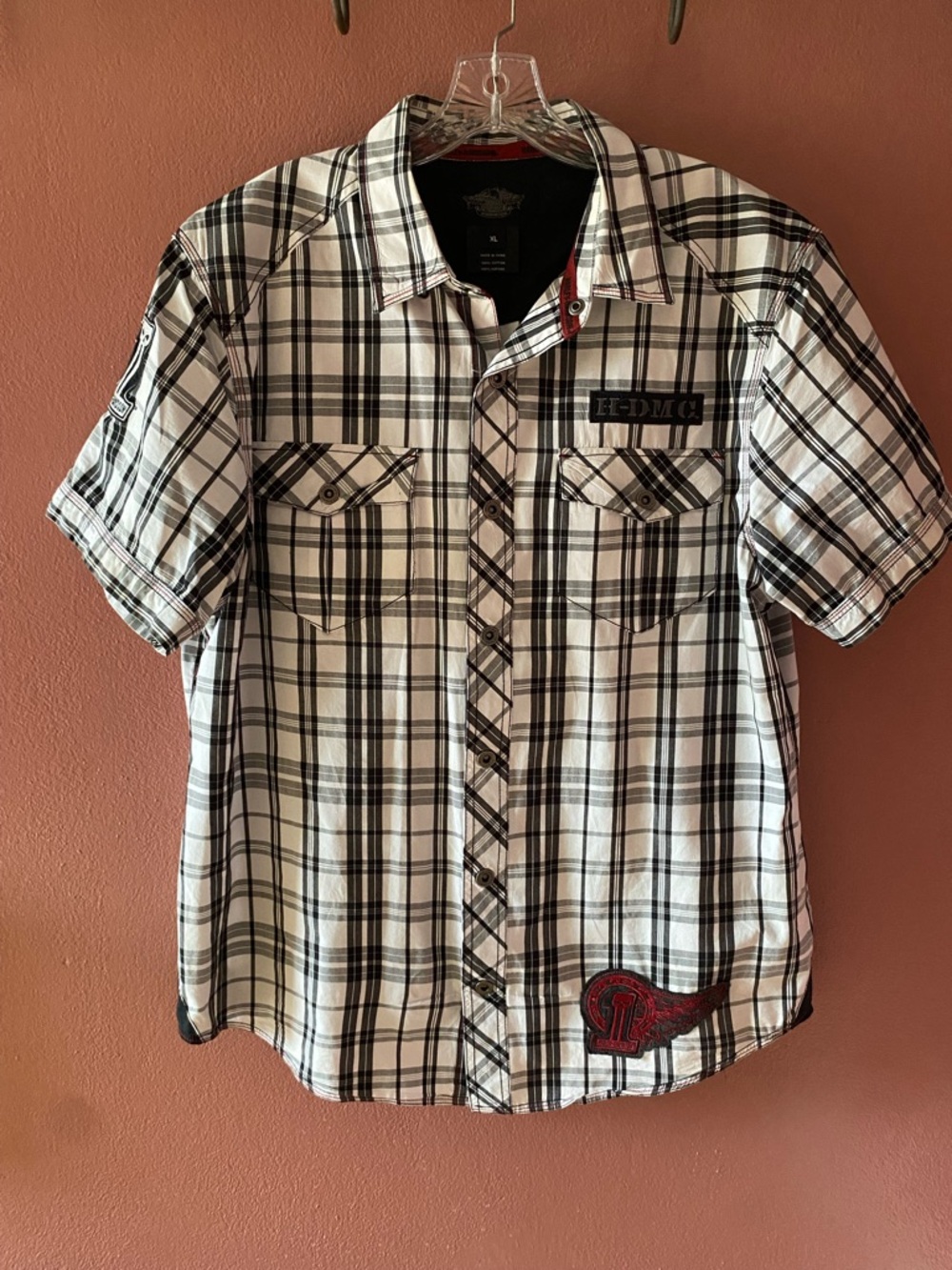 Men's XL Harley Davidson Black Label Button Down